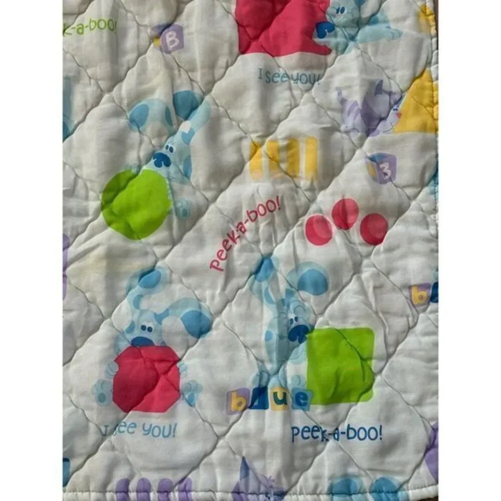 Vintage Blues Clues‎ Comforter Twin Blanket 2000 Y2K Kids Bedding By Dan River